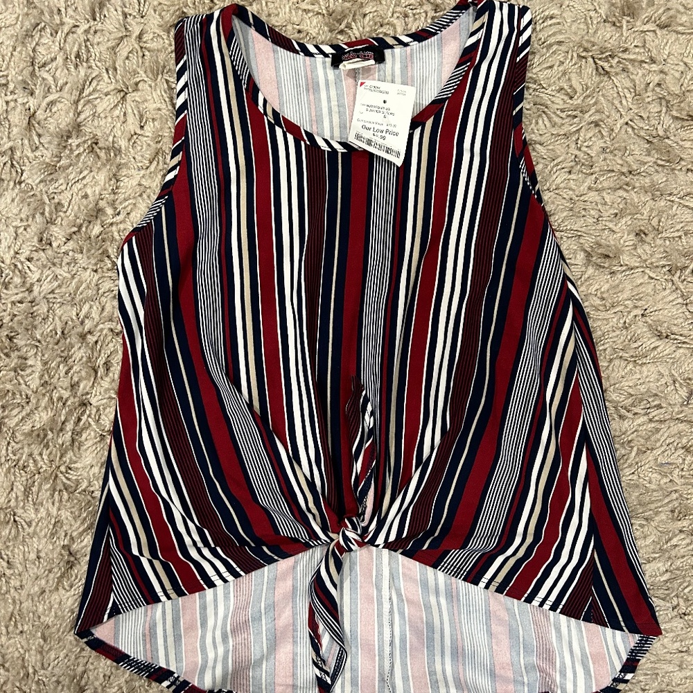 Women’s stripped tank top